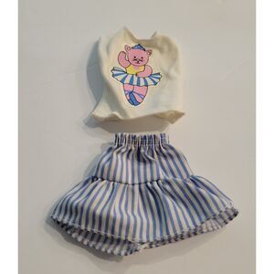 Barbie Vtg Skipper 1988 Lookin Lively Ballet Kitty # 2591 Top Skirt